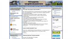 Desktop Screenshot of gloppen.ungdomsskule.no